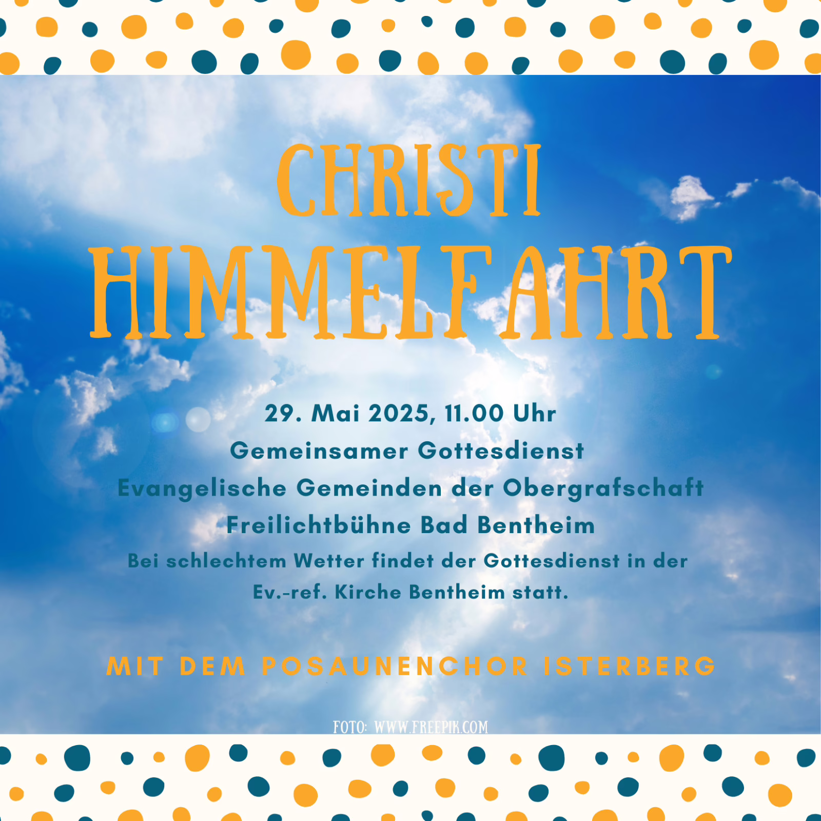 Christi Himmelfahrt (29.05.2025)
