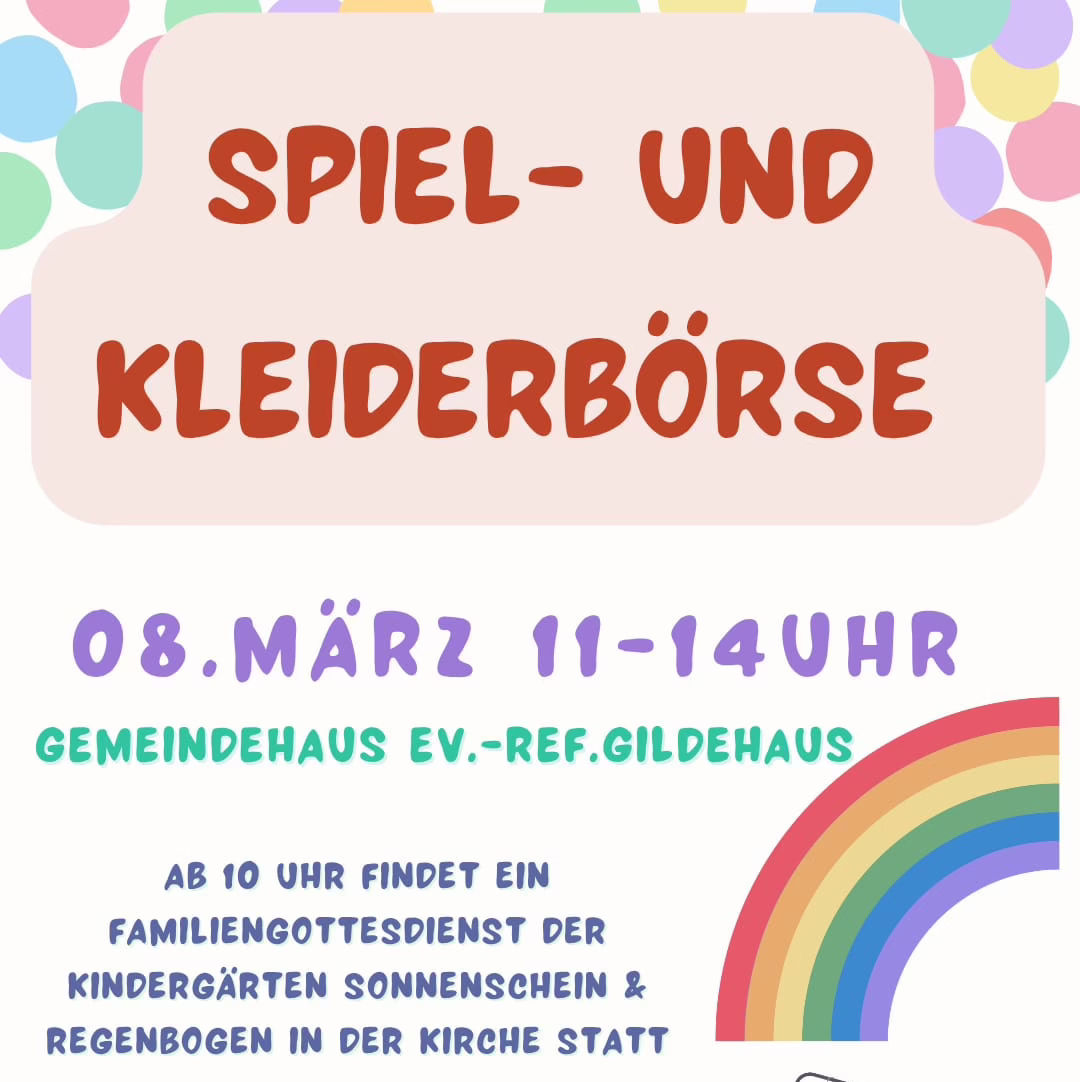 Spiel- und Kleiderbörse (08.03.)